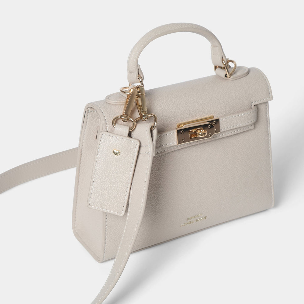 Willow Top Handle Tote Bag Taupe
