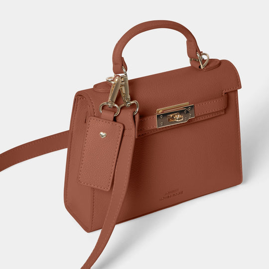 Willow Top Handle Tote Bag Tan