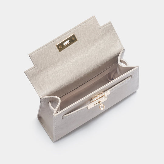 Willow Top Handle Tote Bag Taupe