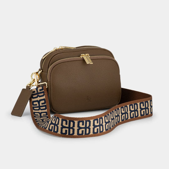 Chelsea Midi Crossbody Bag - Chocolate Brown Leather