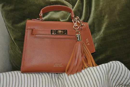 Willow Top Handle Tote Bag Tan