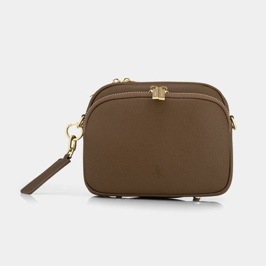 Chelsea Midi Crossbody Bag - Chocolate Brown Leather