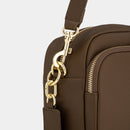 Chelsea Midi Crossbody Bag - Chocolate Brown Leather