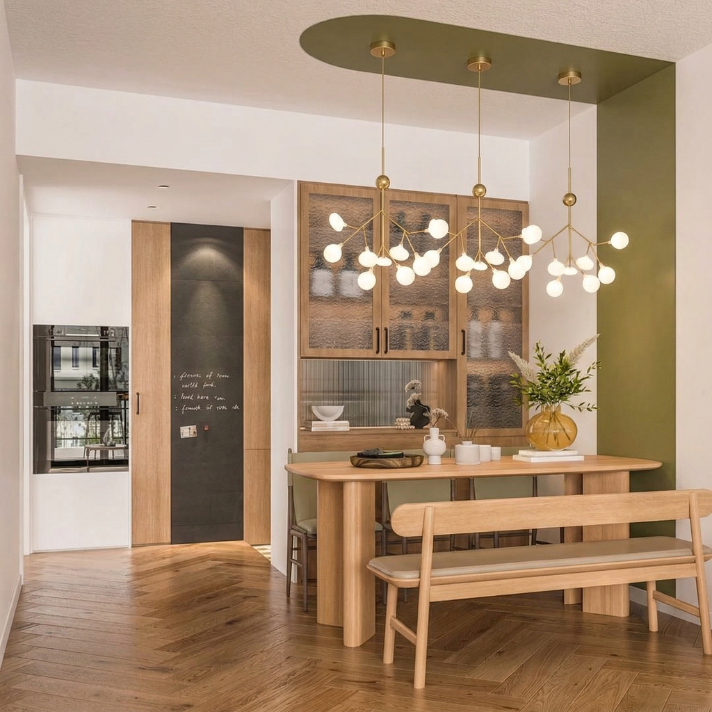 Modern Firefly LED Chandelier - Nordic Leaf Branch Pendant Light